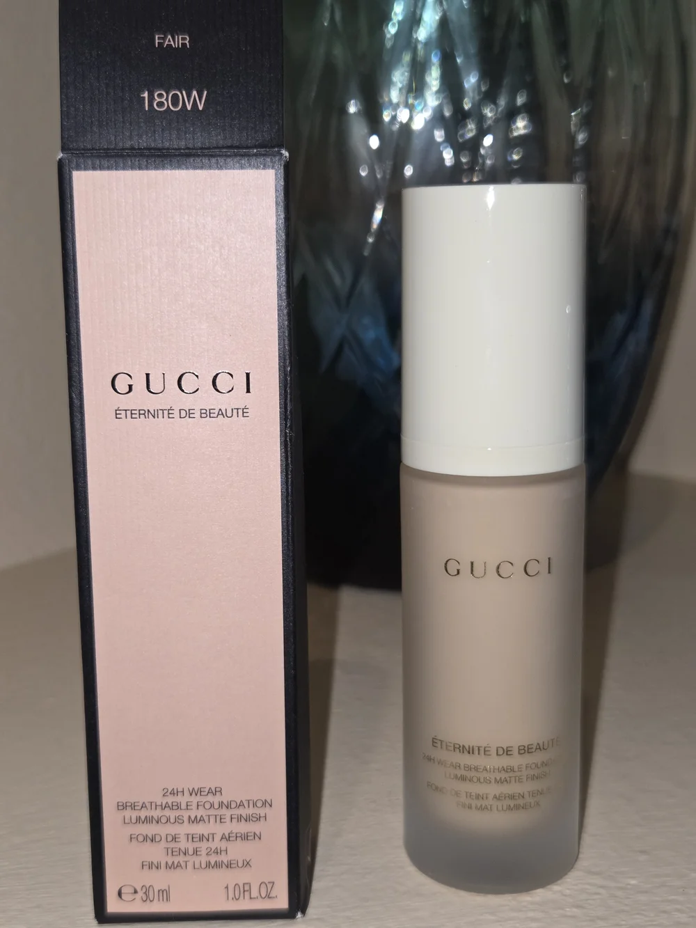 Gucci Éternité de Beauté Foundation 180W Fair 1.0 oz 30mL New In Box Matte